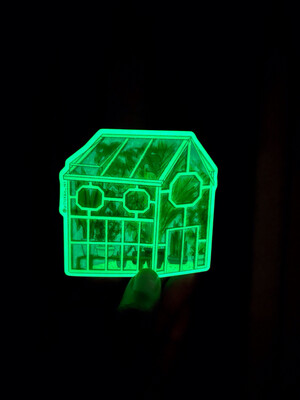 Glow In The Dark Greenhouse Sticker