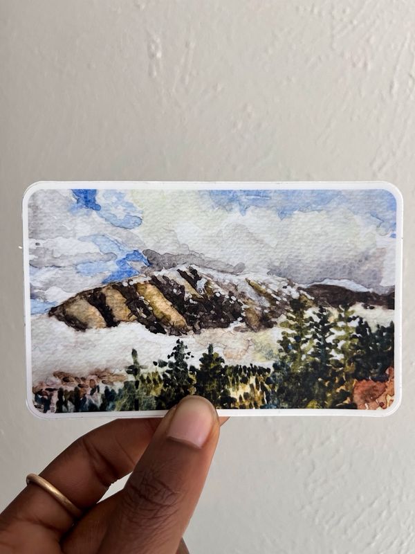 Wintery Morning Sticker