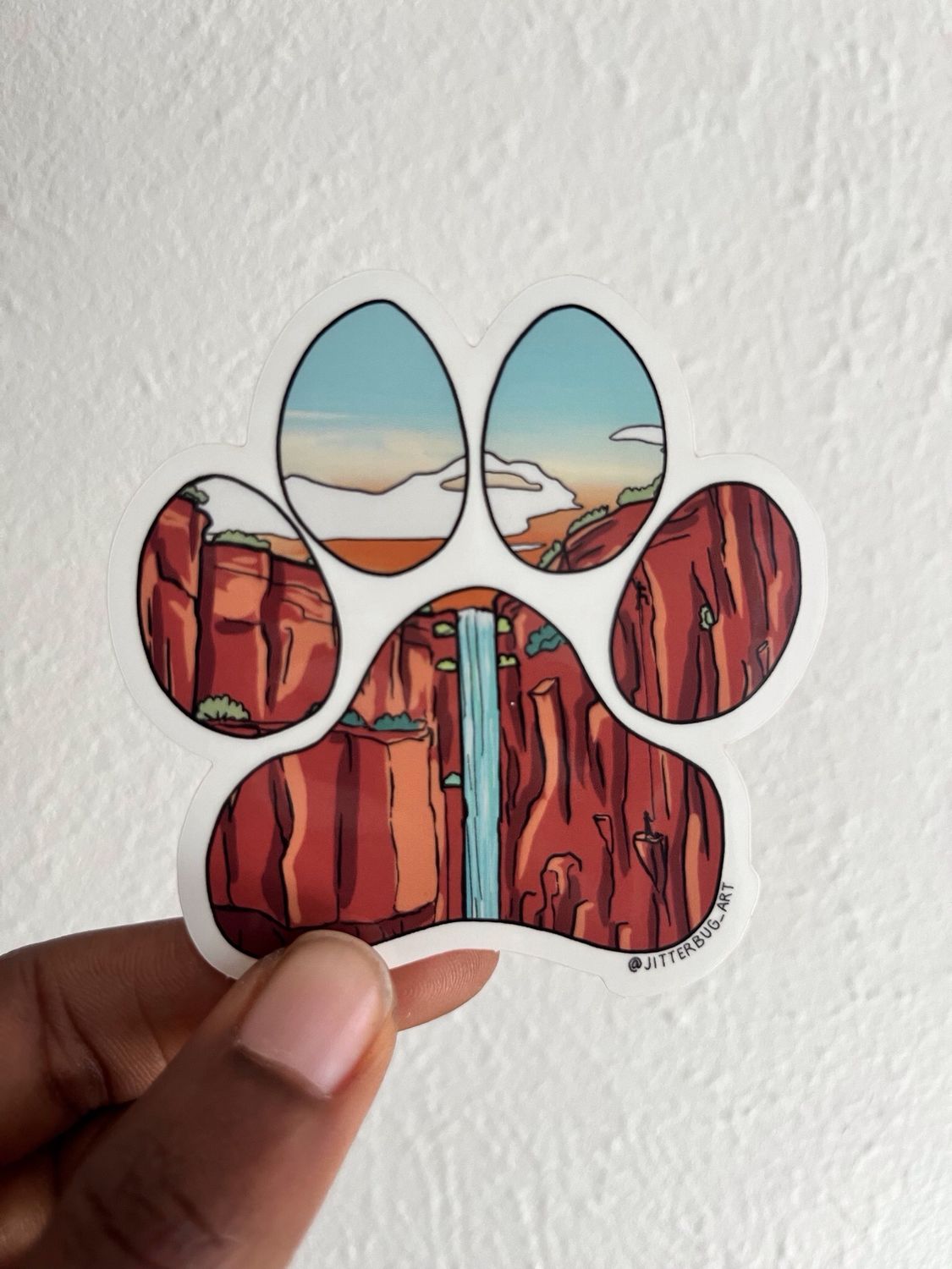 Paw Print Sticker