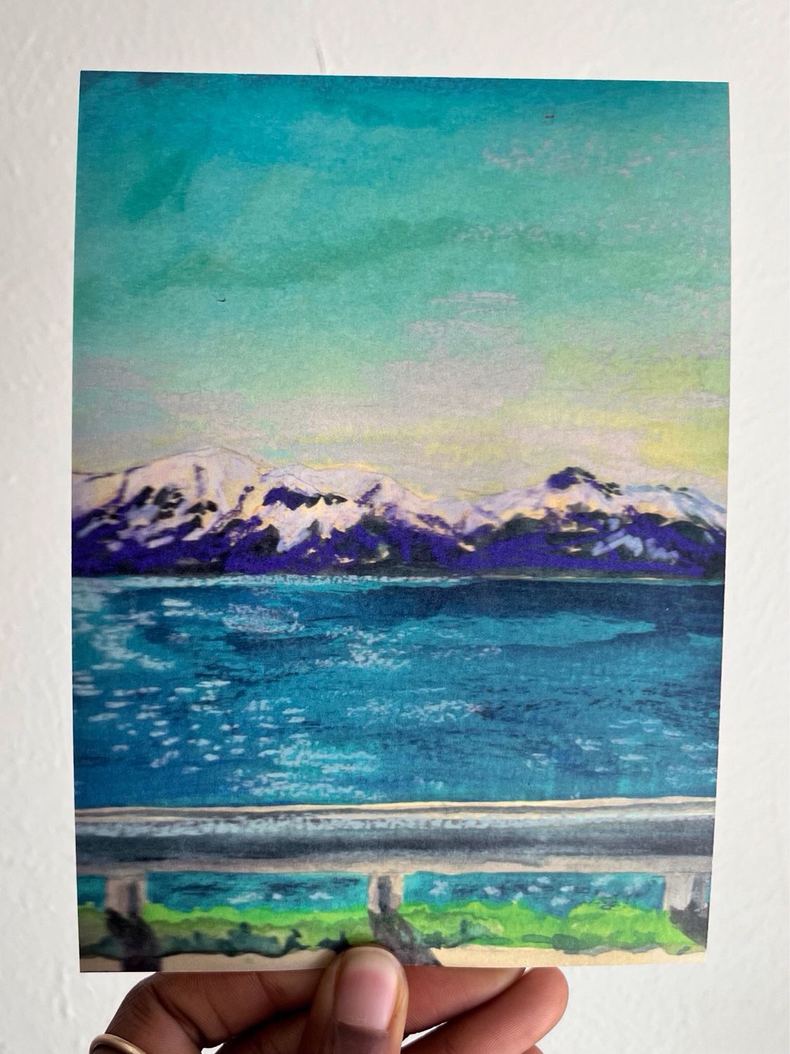 Look Out The Window Mini-Print/Postcard