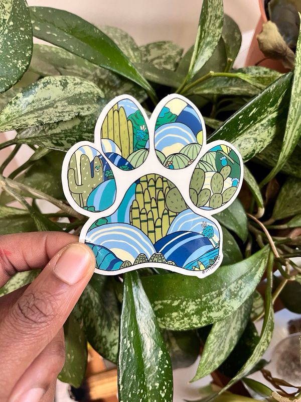 Paw Print #2 Sticker