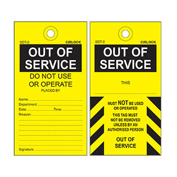 Out of Service Tags