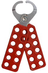SLH-12MS - Steel Lockout Hasp with poly coating (12 Hole)