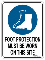 Foot Protection Must Be Worn On This Site