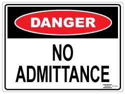 No Admittance