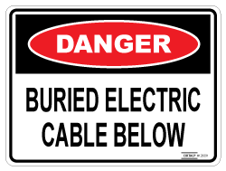 Buried Electric Cable Below 120391p