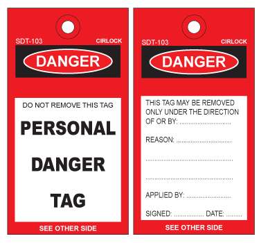 Personal Danger Tag