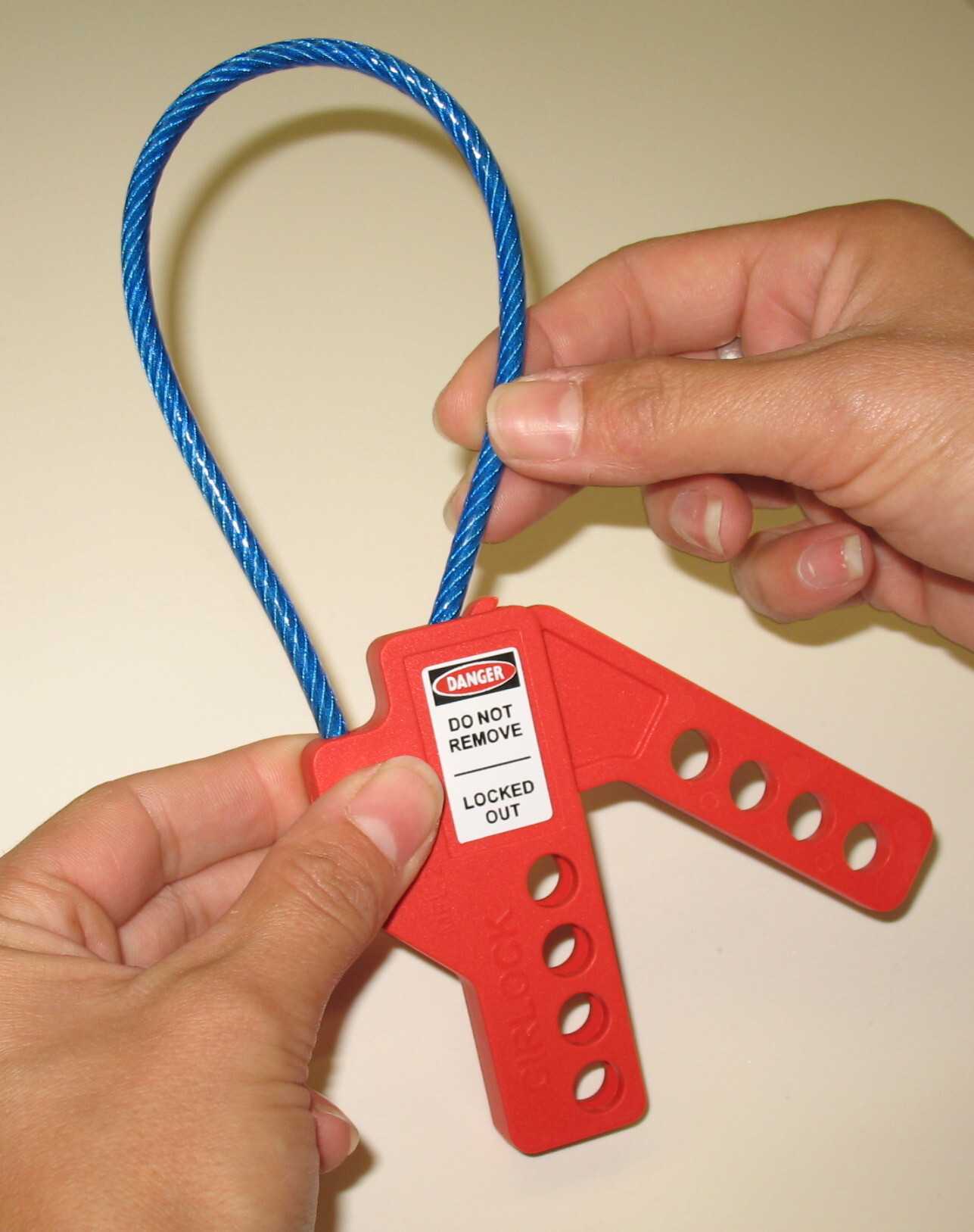 SLH-60 - Flexible Spark Resistant Hasp (4 hole)