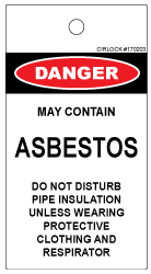 Danger May Contain Asbestos