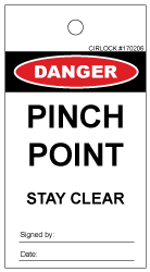 Danger Pinch Point