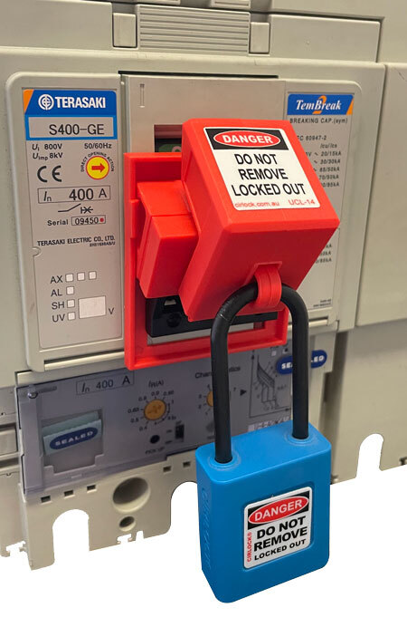 UCL-14 Clamp on MCCB lockout - Large