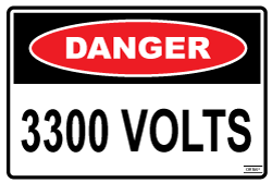 3300 Volts - Self Adhesive