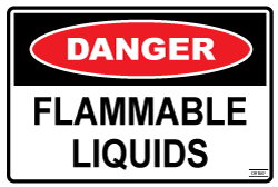 Flammable Liquids - Self Adhesive