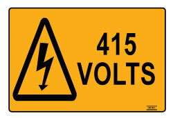 415 Volts - Self Adhesive