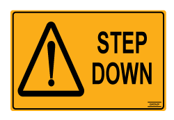 Step Down - Self Adhesive