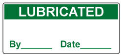 Lubricated - Calibration/QA Self Adhesive Labels