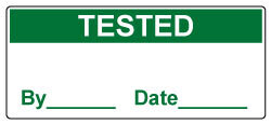 Tested - Calibration/QA Self Adhesive Labels