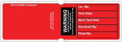 Appliance Test Tag