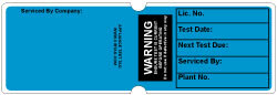 Appliance Test Tag