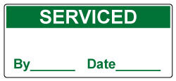 Serviced - Calibration/QA Self Adhesive Labels