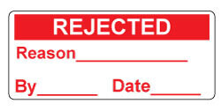 Rejected - Calibration/QA Self Adhesive Labels 170040
