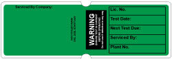 Appliance Test Tag