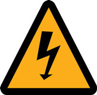 Warning Triangle Electrical - Self Adhesive 190095