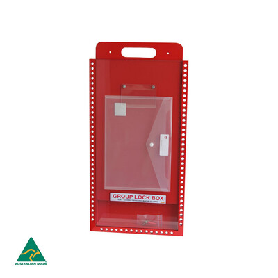GLB-7 - 83 Padlock Aluminium Slimline Group Lock Box