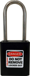1 set of 7 SLP-438-BLK Padlocks Keyed Alike Set (Registered) SLP-LOCKSETR6