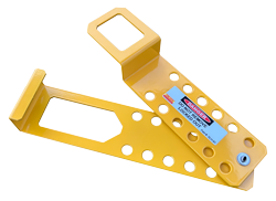 SLH-91 - Yellow Aluminium Lockout Hasp (12 holes)