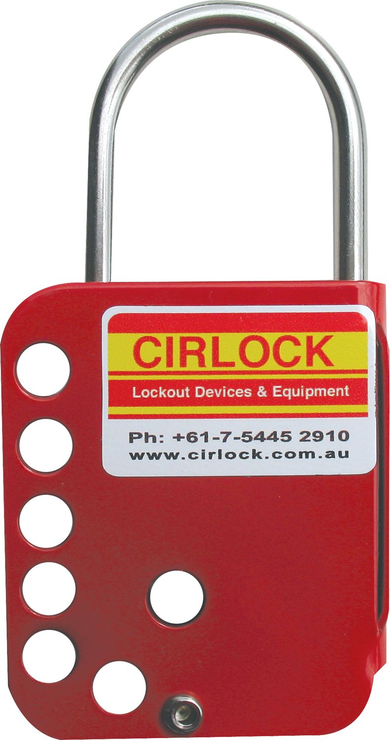 LS10009 - Stainless Steel Lockout Hasp (7 Hole) LS10009 - Stainless Steel Lockout Hasp (7 Hole)