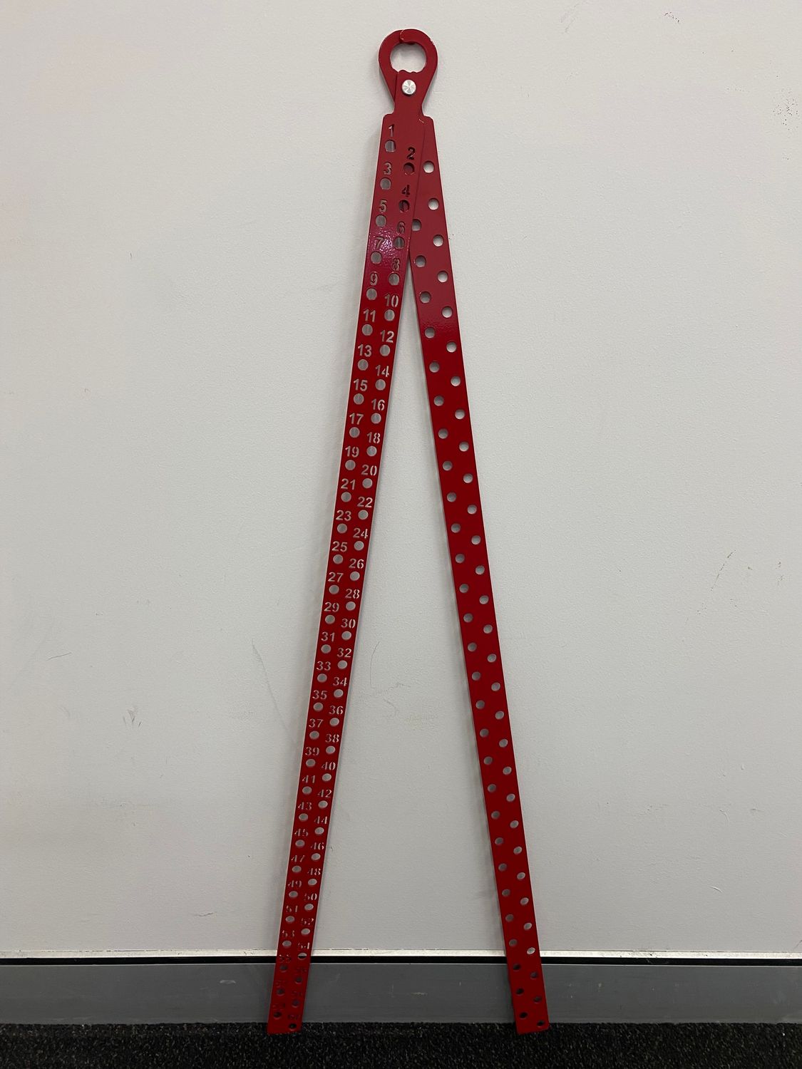 SLH-CUS-12 - Stainless Steel Lockout Hasp (60 Hole with Numbering)