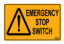 Emergency Stop Switch - Self Adhesive Emergency Stop Switch - Self Adhesive