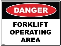 Forklift Operating Area