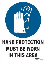 Hand Protection Must Be Worn In This Area