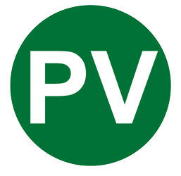 PV Reflective Label - Pack of 5 (SKU 420028)