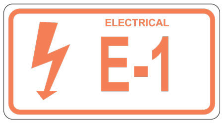 E-1 Electrical Labels