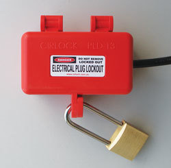 Plug Lockout Device includes Padlock -PLD-HH PLD-HH