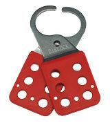 SLH-30 - Stainless Steel Lockout Hasp - With red coating (6 hole)
