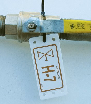 PTH-1 Poly Tag (to apply adhesive label to)