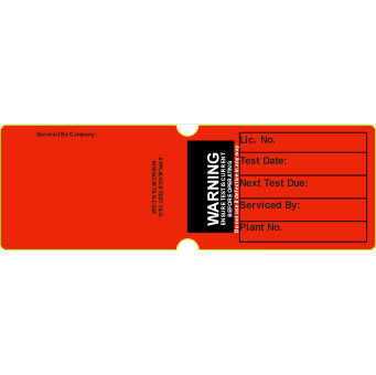 Appliance Test Tag 170102