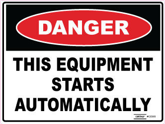 This Equipment Starts Automatically