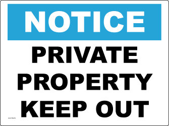Private Property Keep Out