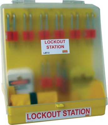Lockout Stations With Lids LST-3L