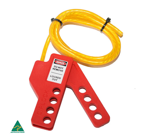 Cable Lockout - 5mm Non Conductive/Plastic (MFL-2P) Cable Lockout - 5mm Non Conductive/Plastic (MFL-2P)