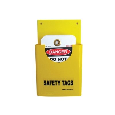 Safety Tag Holder with 1 Compartment  - Heavy Duty (STH-1Y)