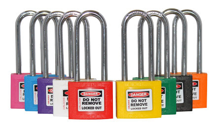 SLP-150  - 50mm Shackle Economical Brass Lockout Padlock