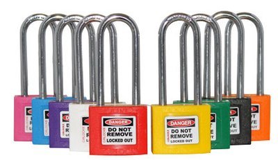 SLP-150 - 50mm Shackle Economical Brass Lockout Padlock SLP-150 - 50mm Shackle Economical Brass Lockout Padlock