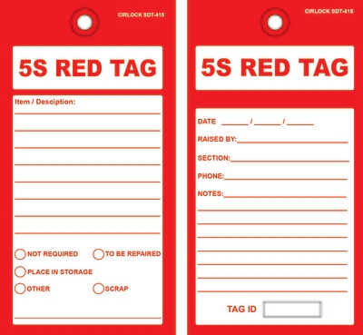 5S RED TAG 5S RED TAG