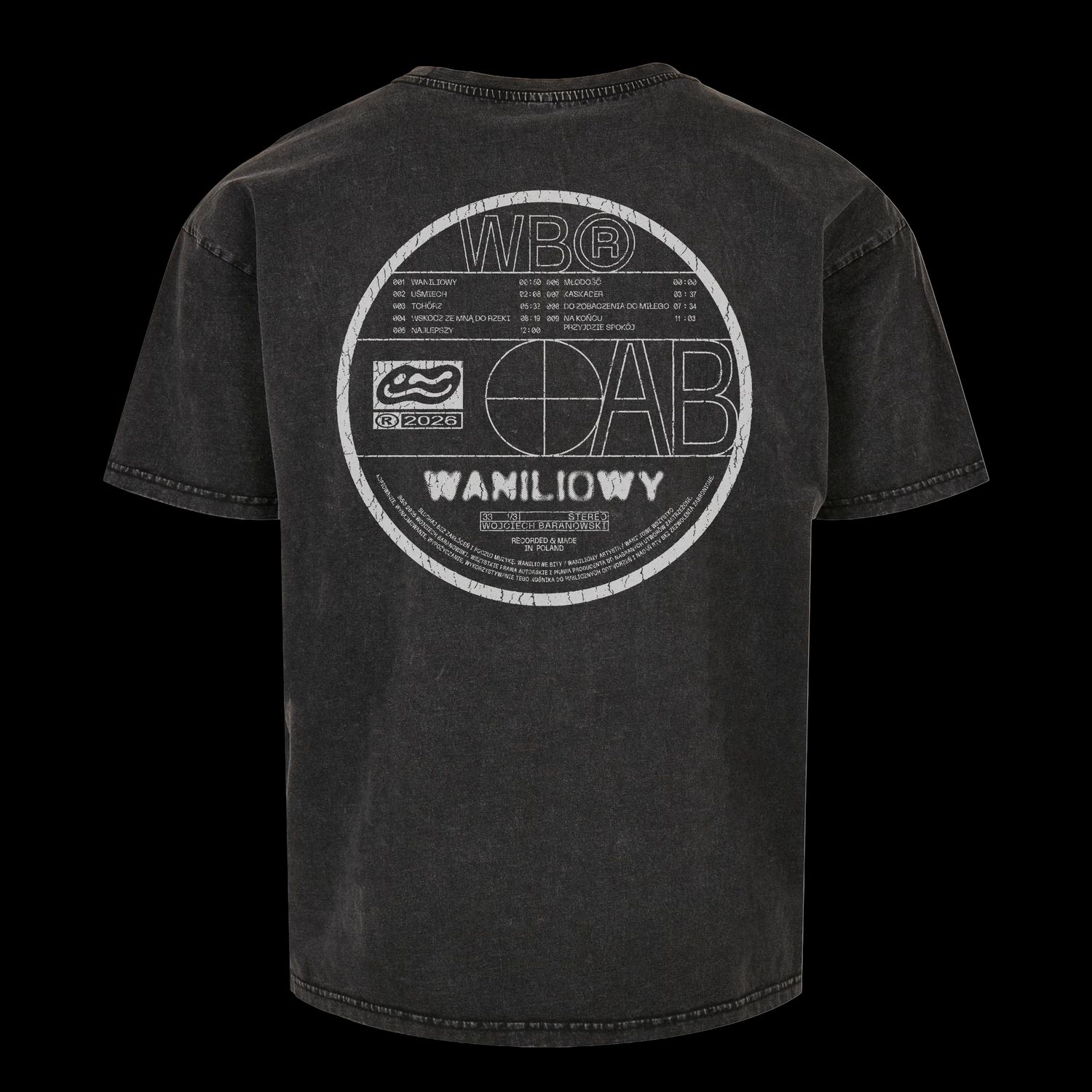 Waniliowy T-shirt - Vintage Premium Cotton